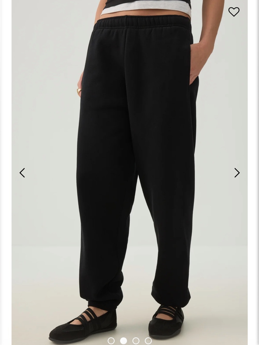 Ardene Black Relaxed Jogger Pants